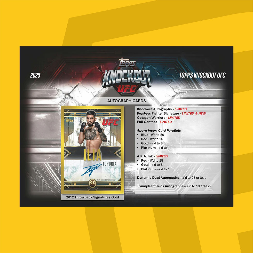 Thumbnail: Topps - 2025 UFC Knockout Hobby