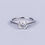 Thumbnail: 9k White Gold 1.00ct Round Diamond Ring Front