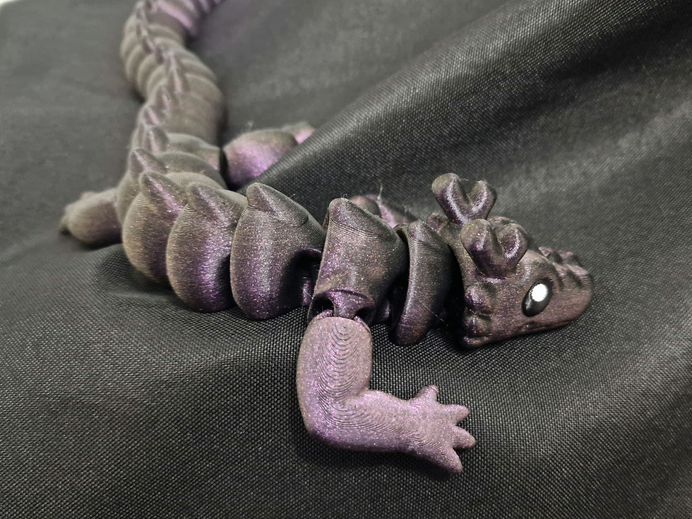Thumbnail: Large long Articulated Fidget Dragon