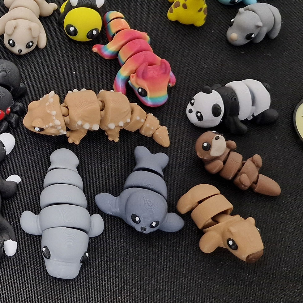 Thumbnail: Assorted Mini 3D Printed Figures