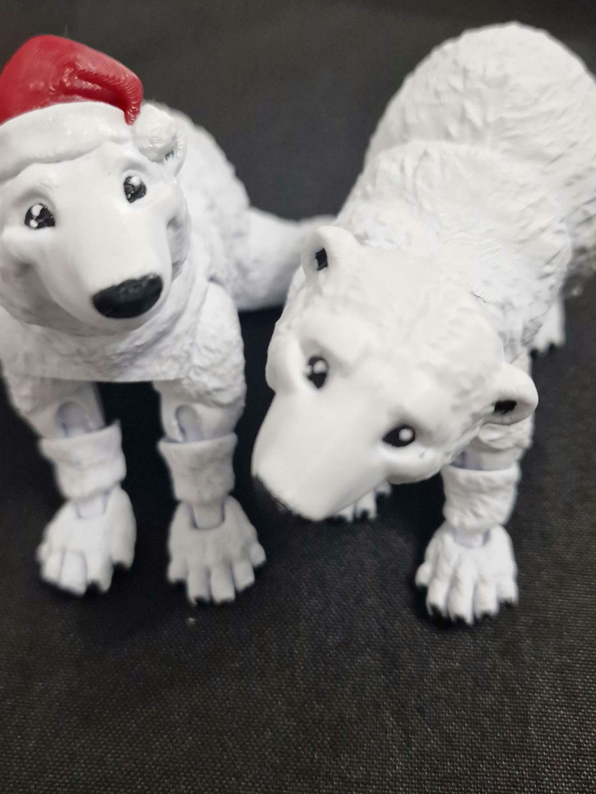 Polar Bear Fidget - With or Without Winter Hat