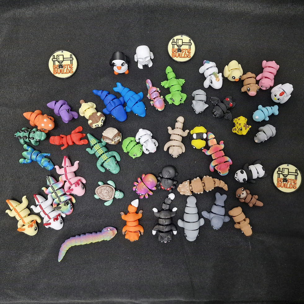 Thumbnail: Assorted Mini 3D Printed Figures
