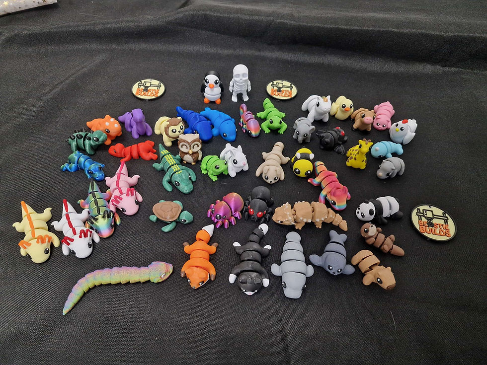 Thumbnail: Assorted Mini 3D Printed Figures