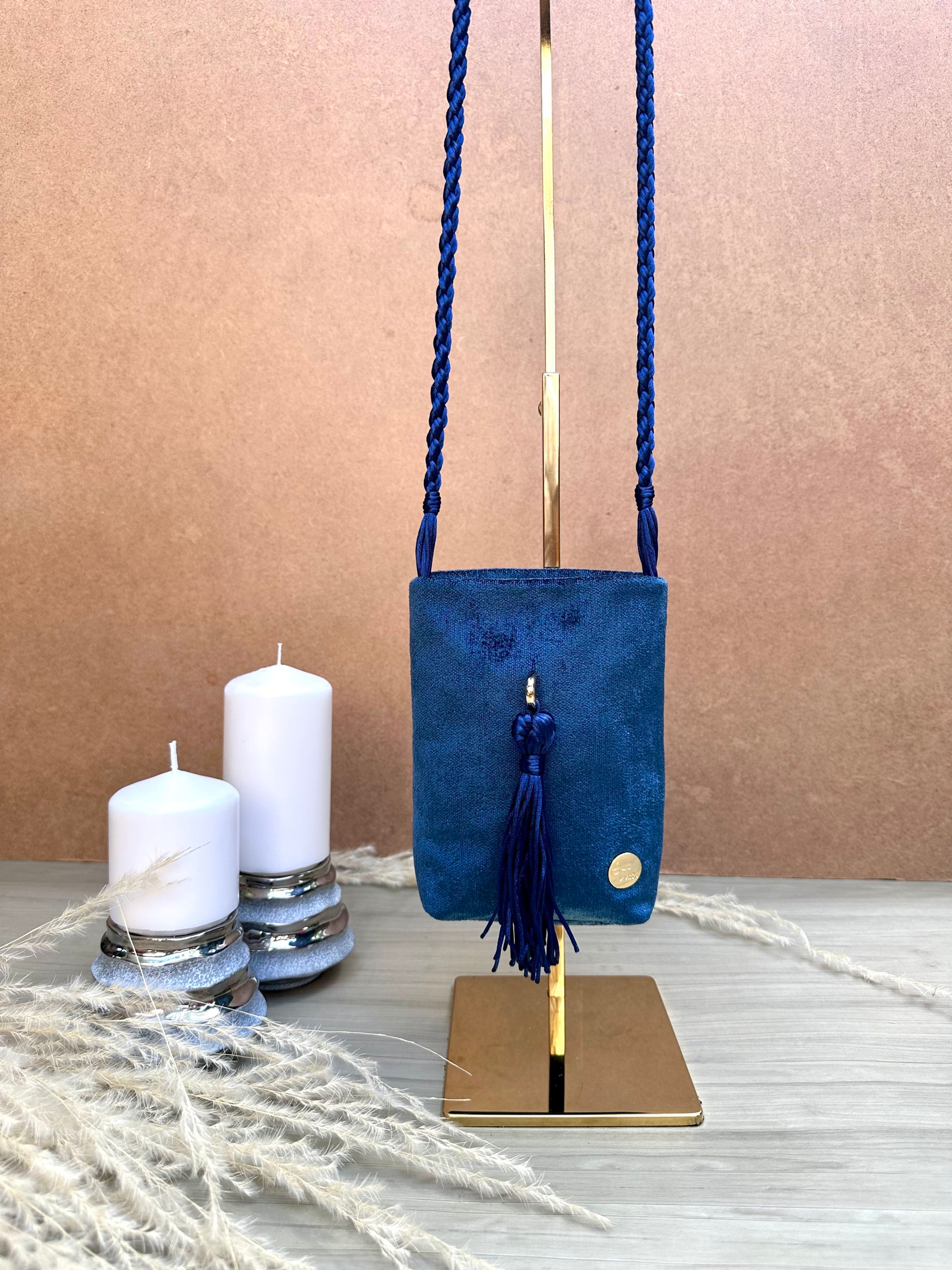 Portacelular Azul índigo velvet