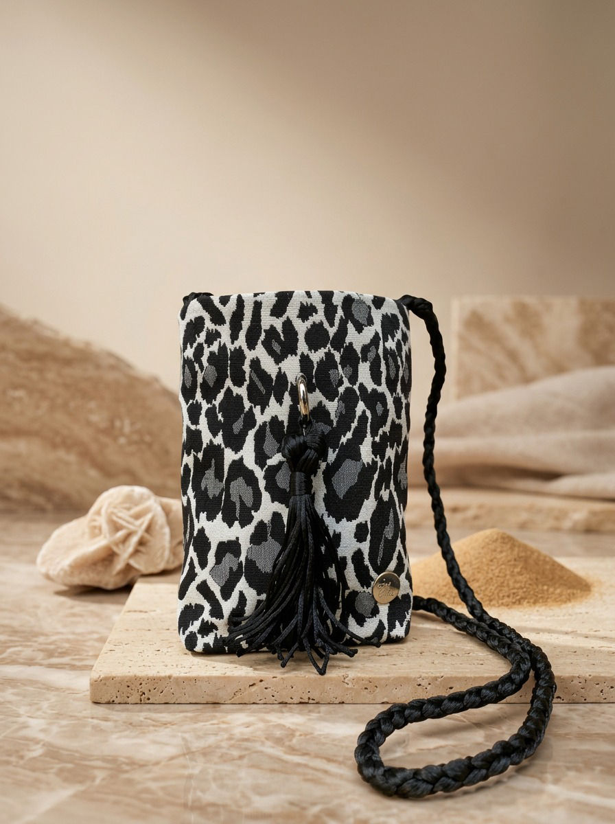 Portacelular Estampado Leopardo
