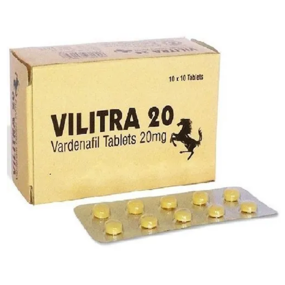 Vilitra 20mg (Vardenafil) is an effective oral tablet used to treat erectile dysfunction by improving blood flow to the penis