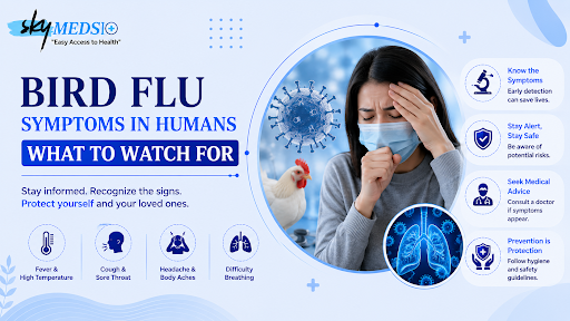 Bird Flu Symptoms in Humans: Warning Signs, Common Symptoms, and Health Information Guide | theskymeds
