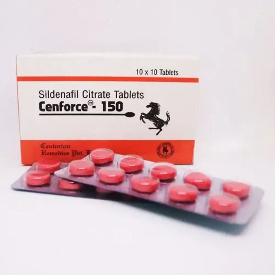 Cenforce 150 mg Sildenafil is a potent oral tablet used to treat erectile dysfunction by enhancing blood flow to the penis,