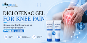 Diclofenac Diethylamine vs Diclofenac Sodium Gel comparison for knee pain relief | theskymeds