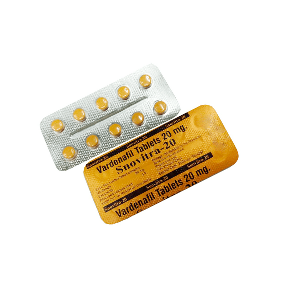 Snovitra 20 mg (Vardenafil) is a trusted oral medication for treating erectile dysfunction