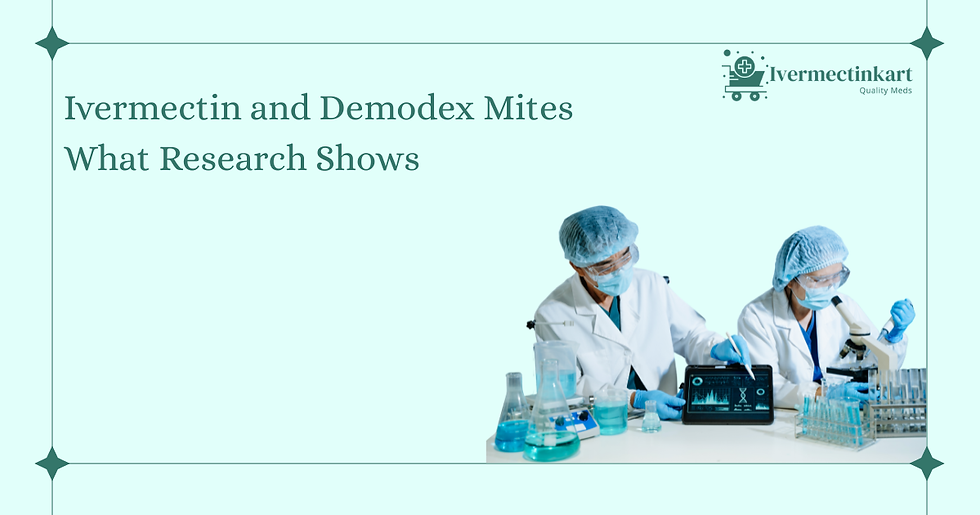 Ivermectin treatment research for Demodex mites and skin health | Ivermectinkart