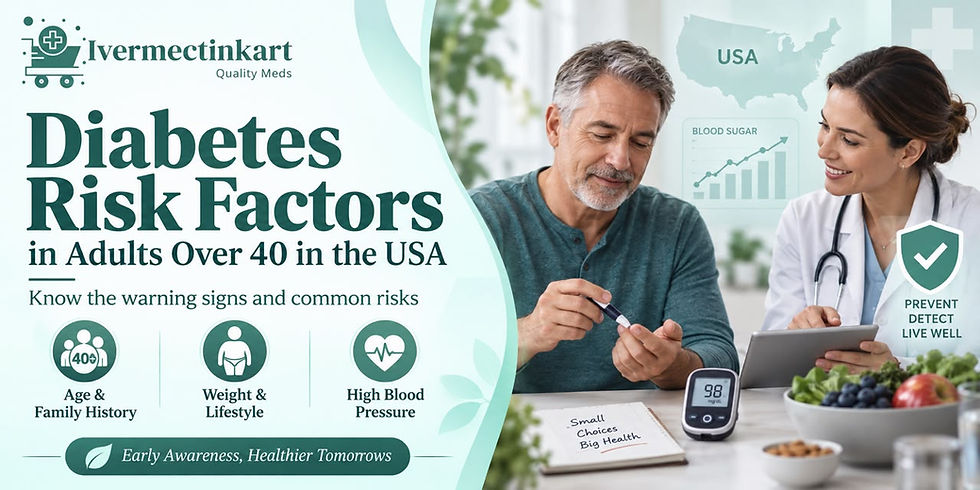 Diabetes Risk Factors in Adults Over 40 in the USA | Ivermectinkart