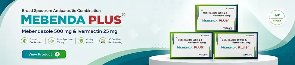 Mebendazole 500 Mg & Ivermectin 25mg tablets for parasite treatment – Buy online at theskymeds.