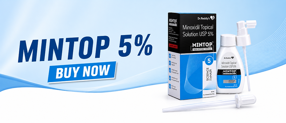 Minoxidil for hair loss treatment timeline illustrating new hair growth and thicker scalp coverage, theskymeds