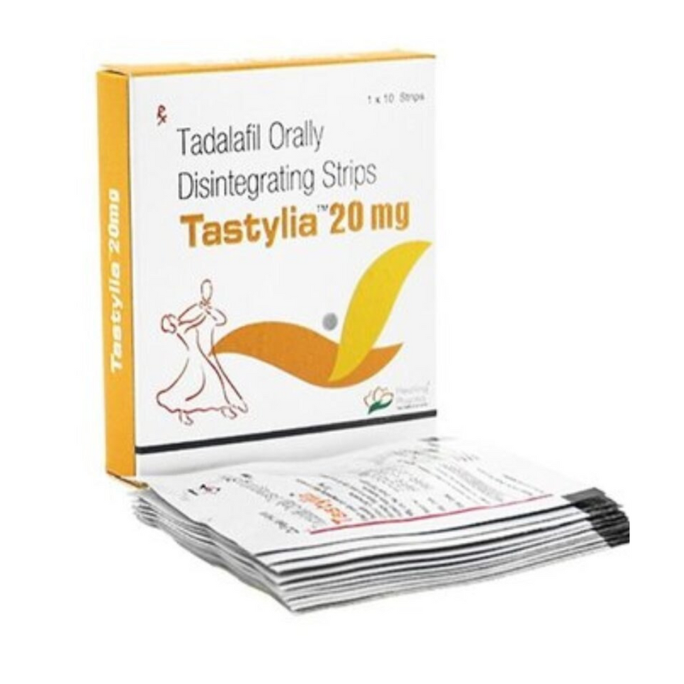 Tastylia 20mg is a phosphodiesterase (PDE) inhibitor, prescribed for erectile dysfunction in men.