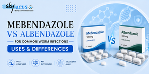 Mebendazole vs Albendazole for common worm infections comparison guide by theskymeds