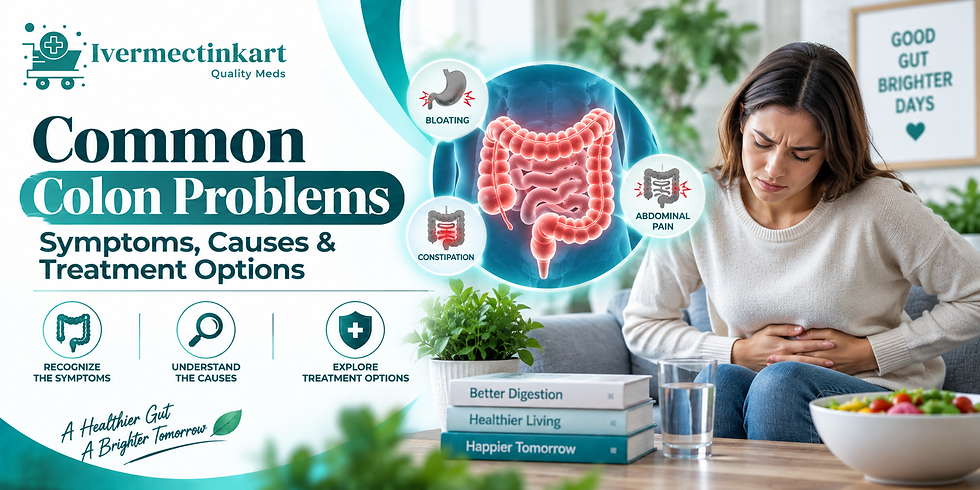 Common Colon Problems Symptoms Causes and Treatment Options | Ivermectinkart