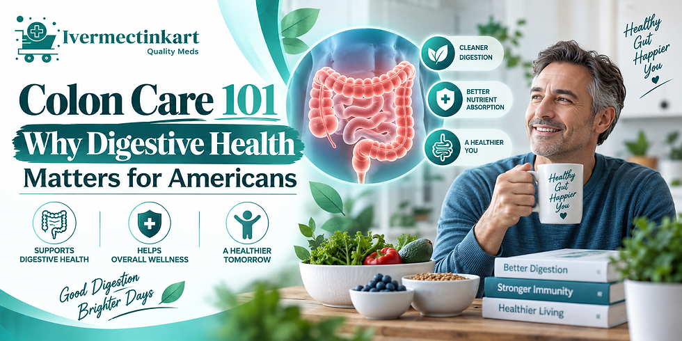 Colon Care 101: Why Digestive Health Matters for Americans | Ivermectinkart