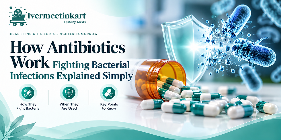 How antibiotics fight bacterial infections explained simply | Ivermectinkart