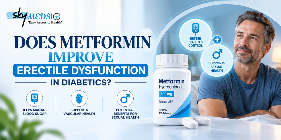 Metformin and erectile dysfunction in diabetics | theskymeds