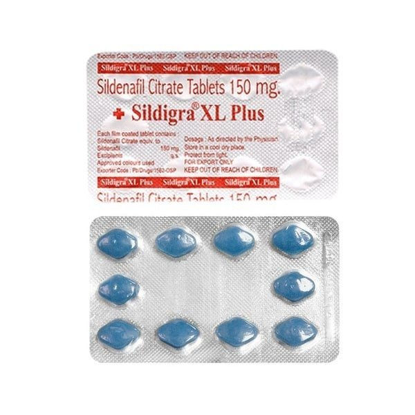 Sildigra XL Plus 150 Mg is used to treat erectile dysfunction