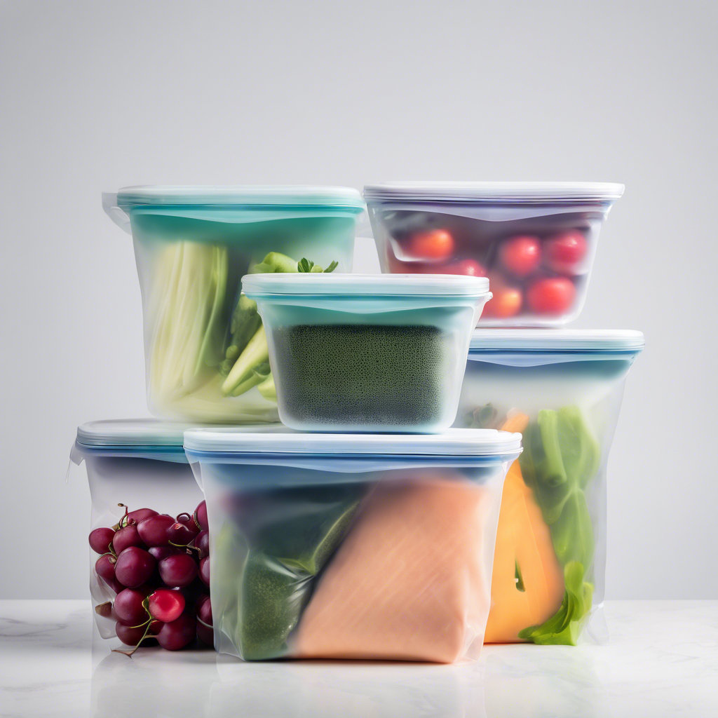 Reusable Silicone Food Storage Bags