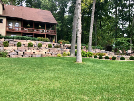 outcropping wall