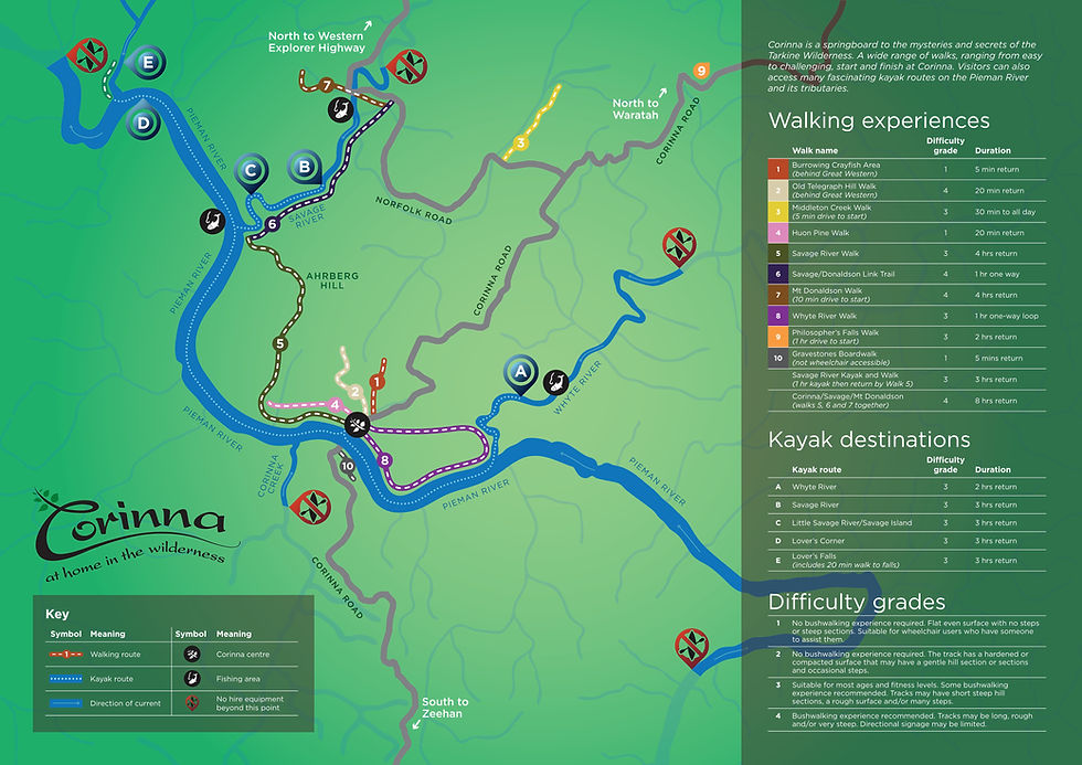 Corinna Activities Map
