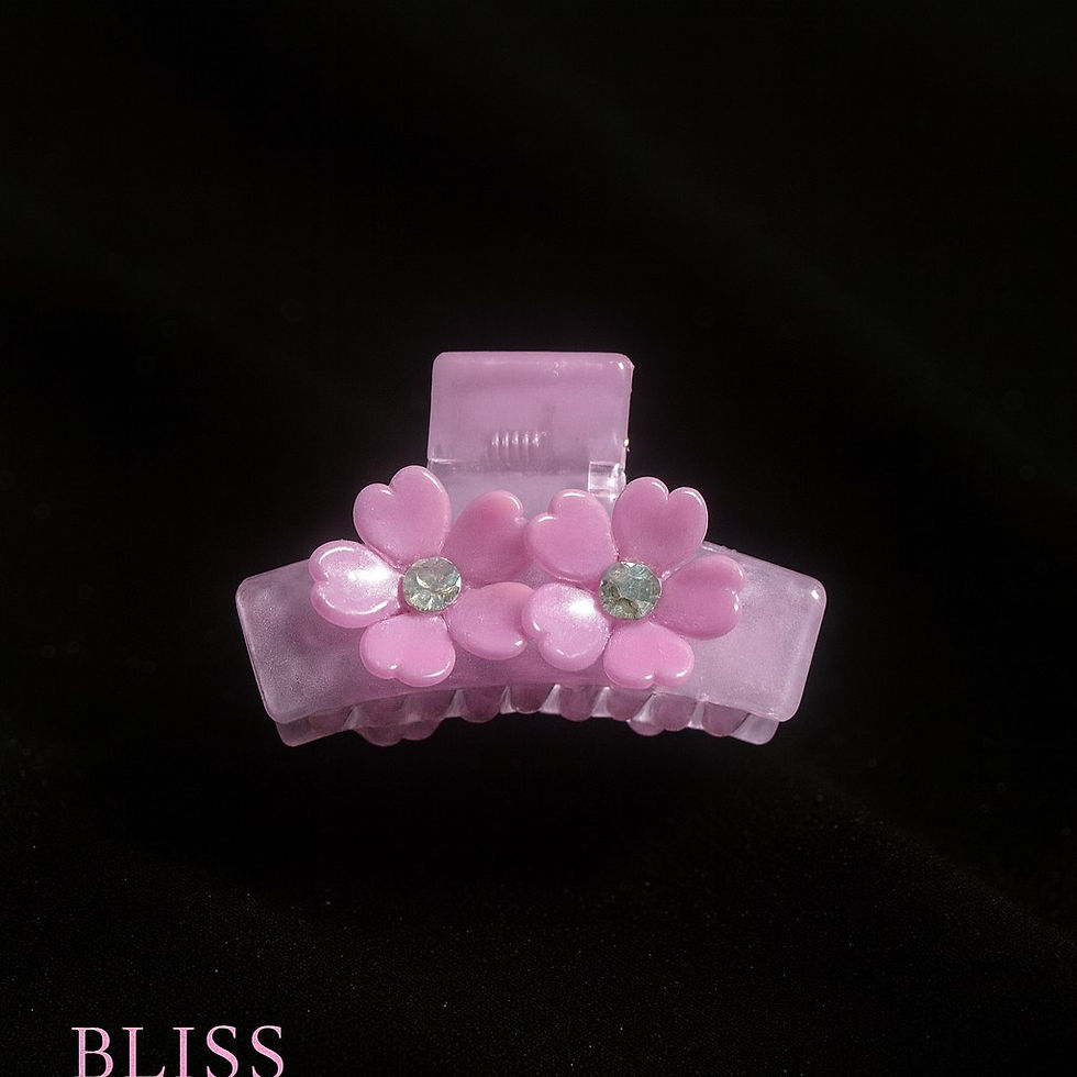 Thumbnail: Pastel Acrylic Flower Clips