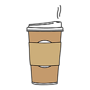 Hot beverage graphic