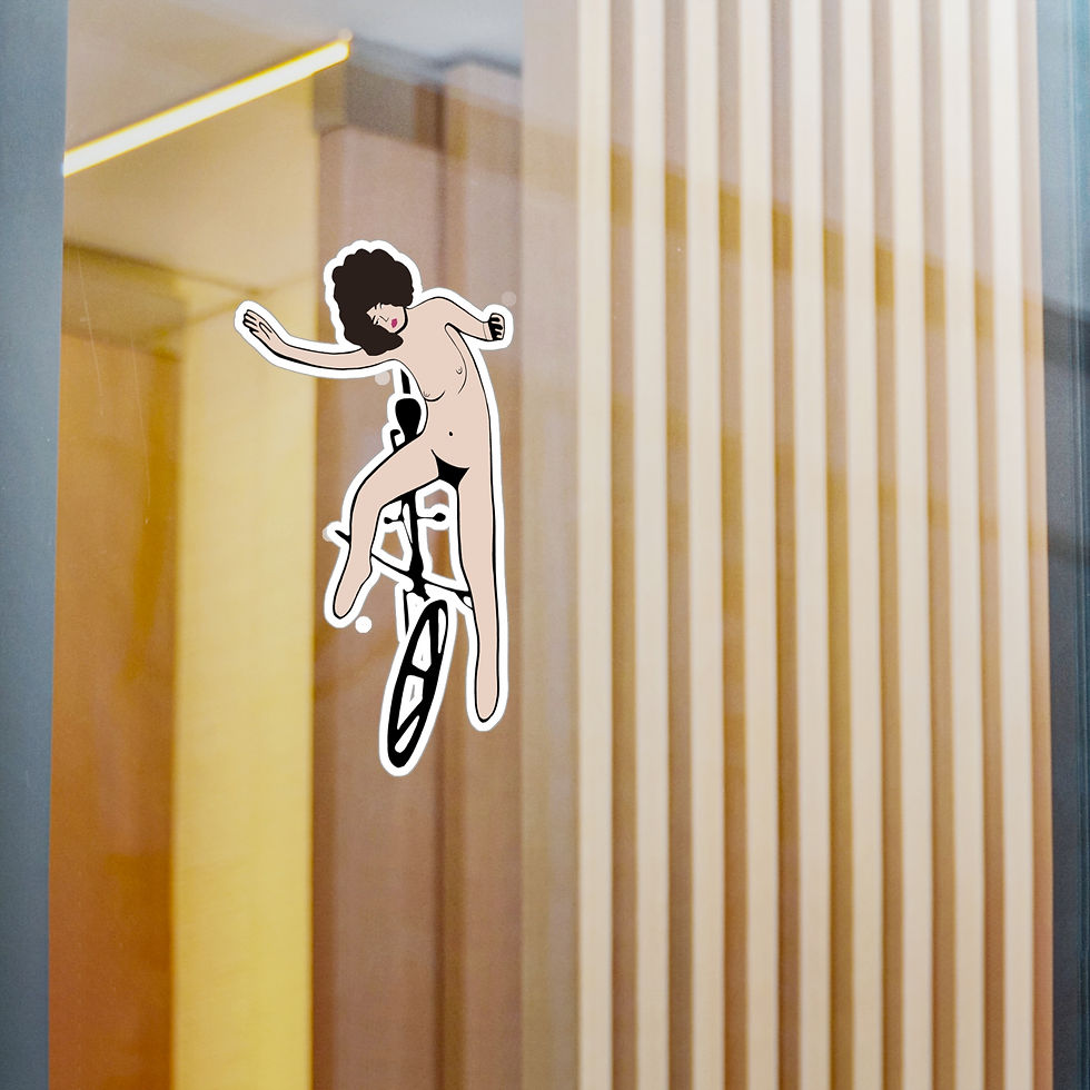 Thumbnail: Vinyl Decal - Whoopsy Lady Kiss-Cut Design