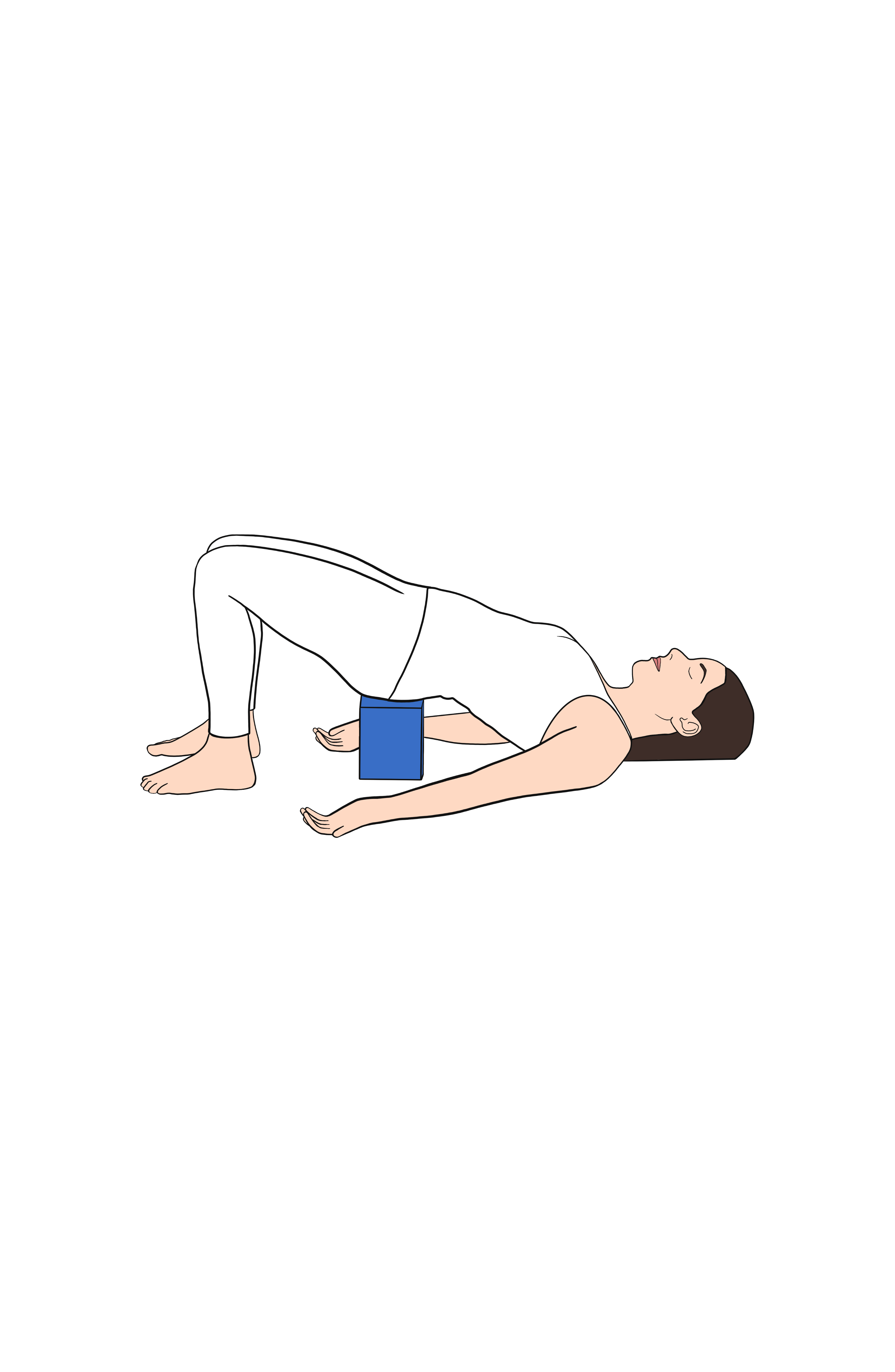 Setu Bandhasana | Supported Bridge Pose