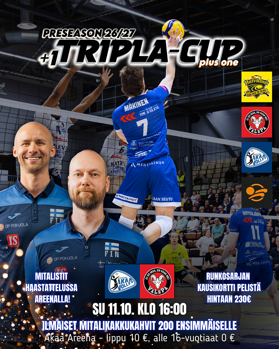 KAKKUKAHVIT+TRIPLA-CUP+1: Akaa-Volley vs. VaLePa