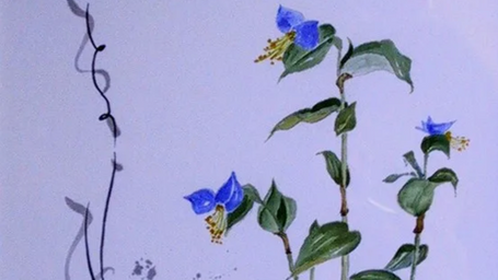 「ははこぐさ　17」（露草）