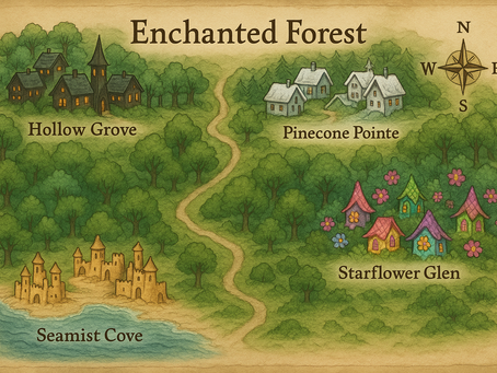 Finding Seamist Cove: A Magical Map of the Enchanted Forest