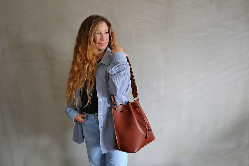 Thumbnail: Brown, Ginta Double Bag