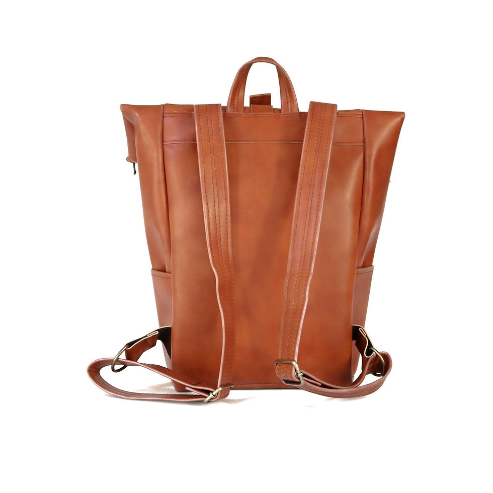 Thumbnail: Tan, Laki Roll Top Backpack