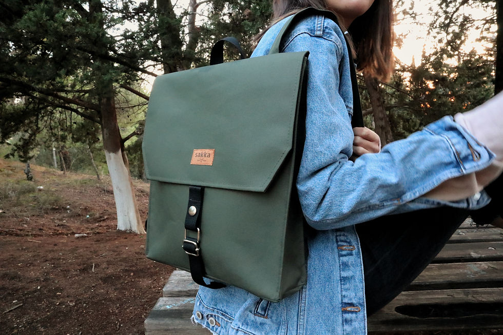 Thumbnail: Olive Green Cordura,Mica Flap Backpack