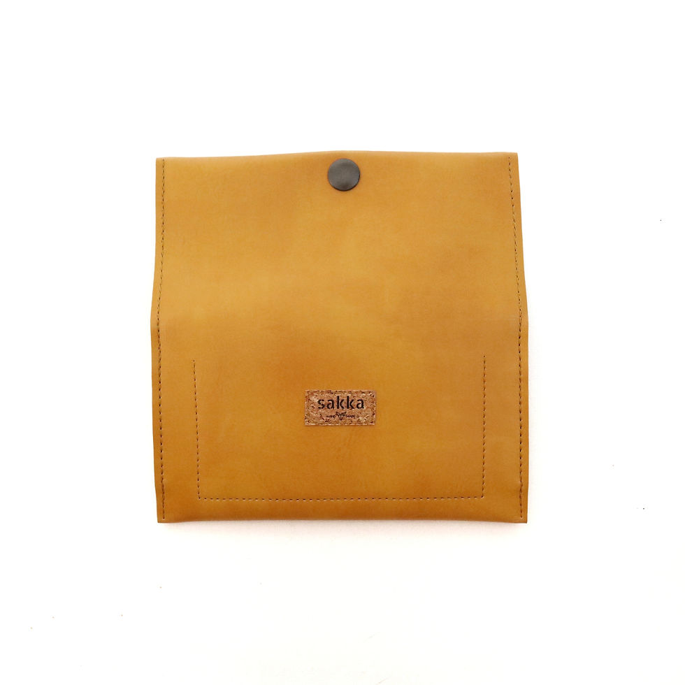 Thumbnail: Mustard yellow long wallet/Tobacco case