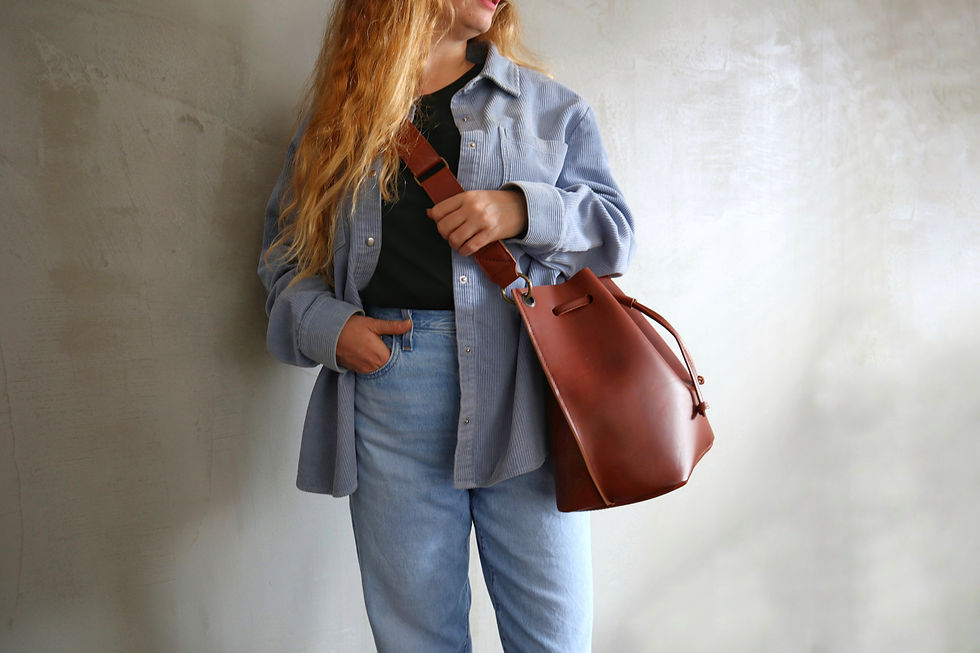 Thumbnail: Brown, Ginta Double Bag