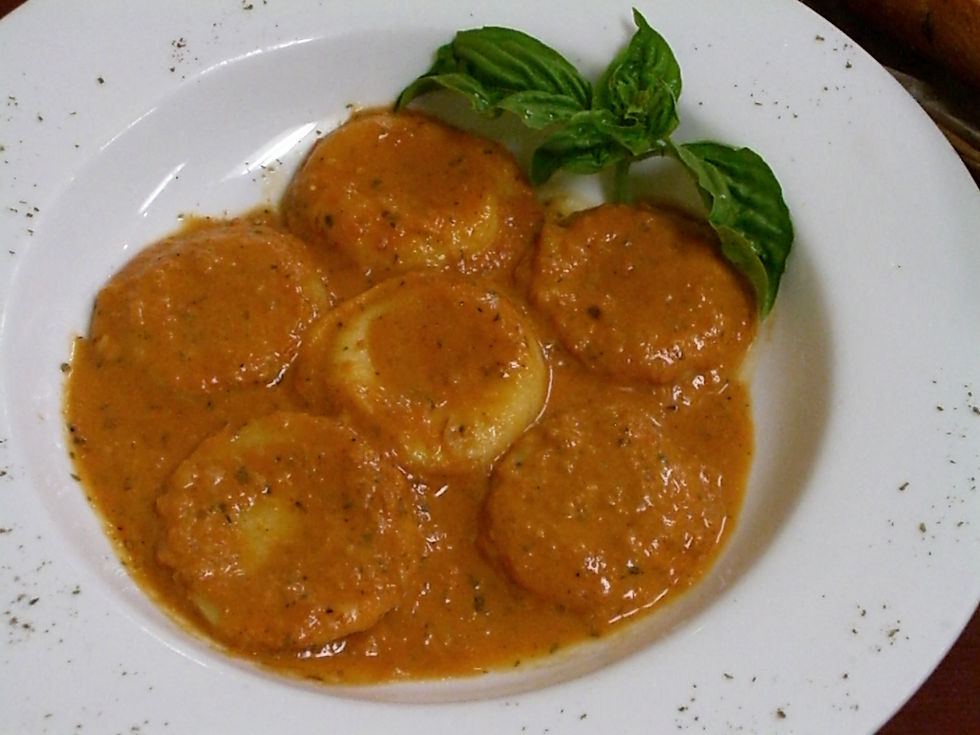 Creamy Rosa Ravioli