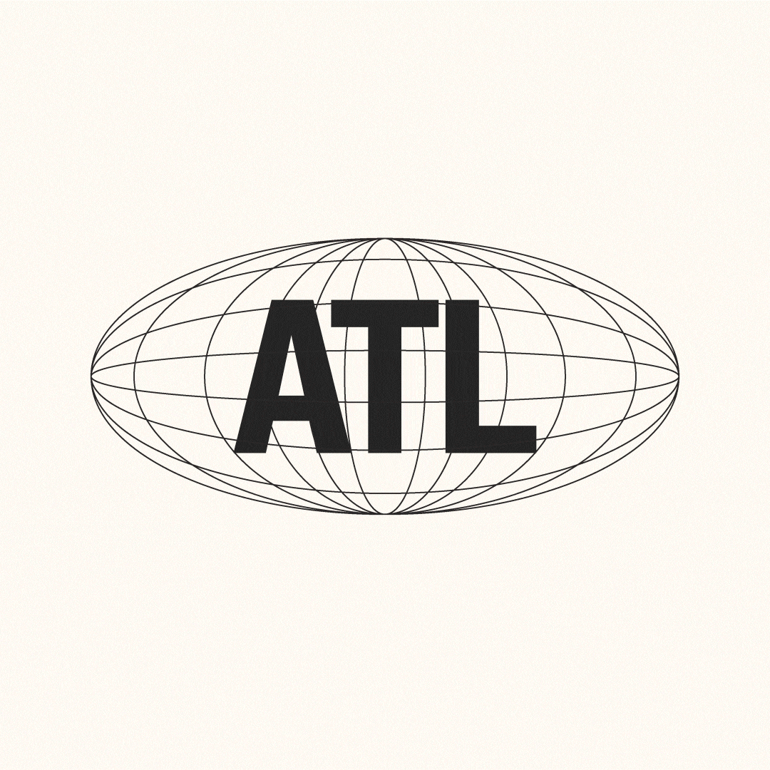 Logo du salon ATL qui tourne