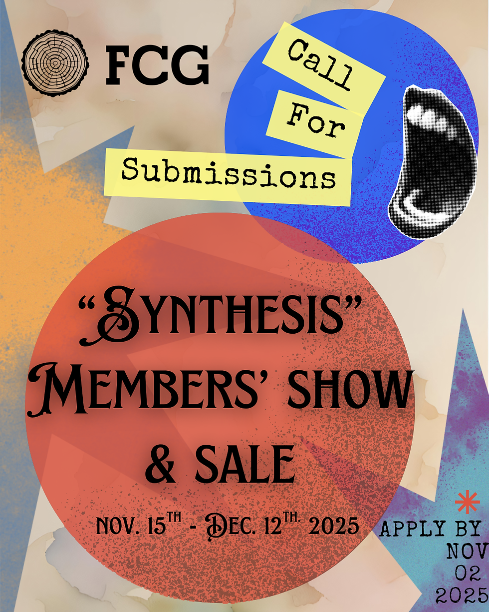 Submit to the FCG Members' Show & Sale by November 2nd!