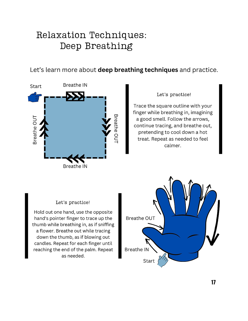 Thumbnail: A Child's Guide For Handling Anxiety (PDF)