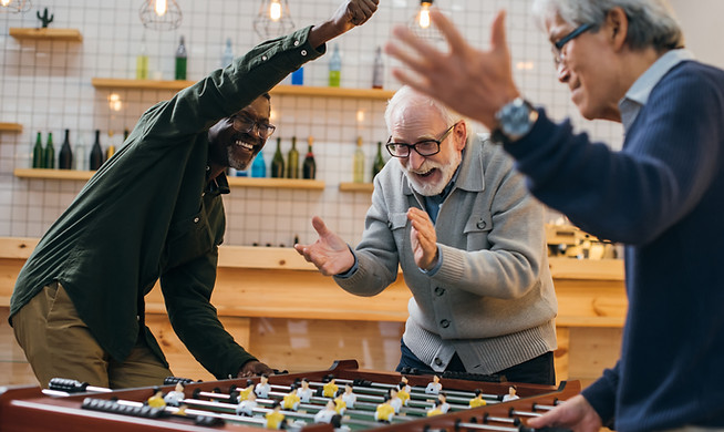 Playing Foosball