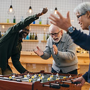 Playing Foosball