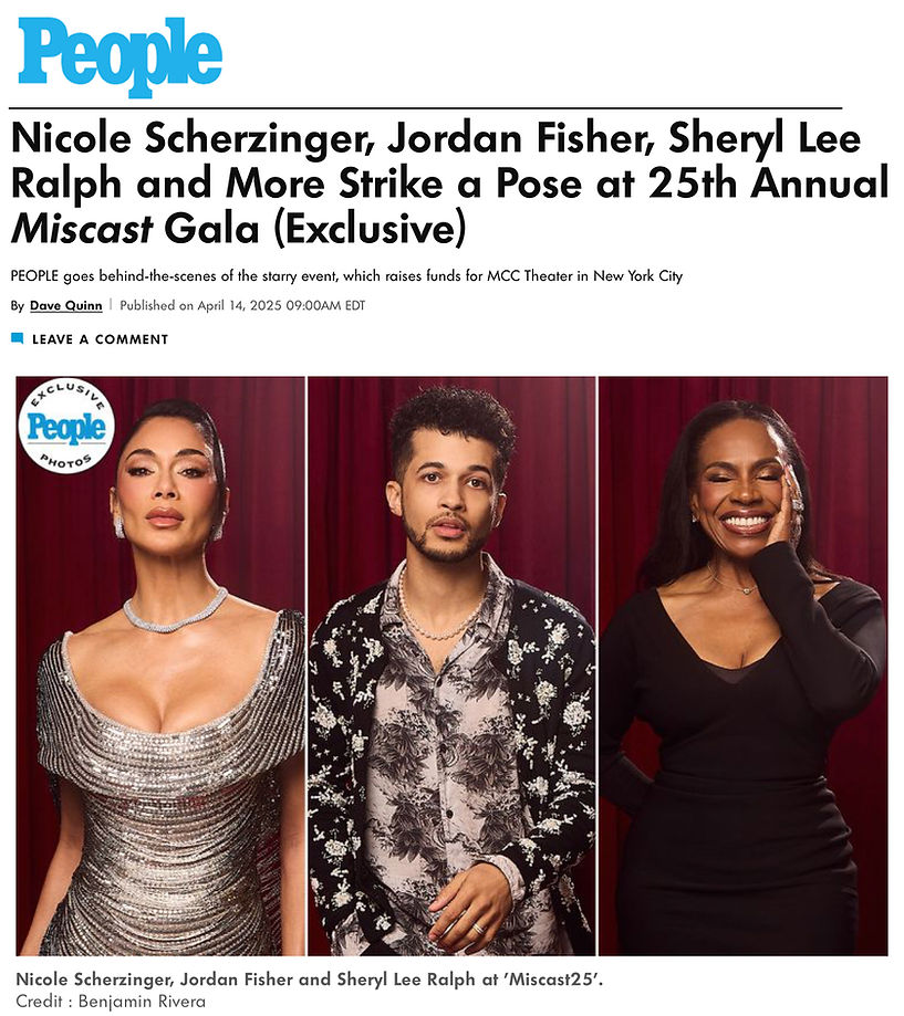 Miscast Gala 
People Magazine Exclusive