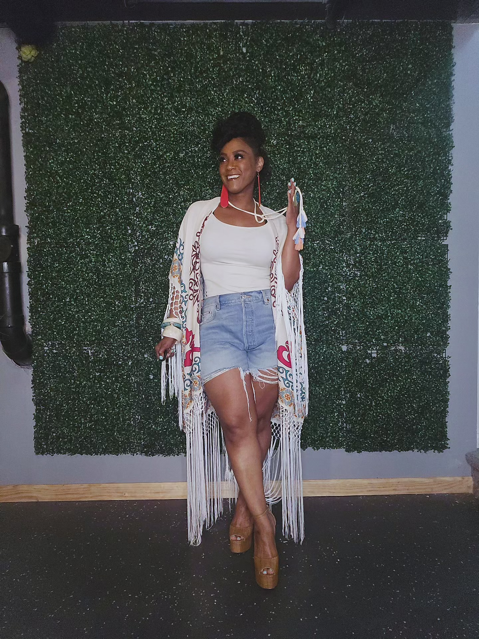 Thumbnail: URBAN HIPPIE Tassel Kimono