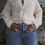 Thumbnail: ROSES ARE 3-D Floral Bomber Jacket - IVORY