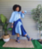 Thumbnail: WAVE RIDER Denim Flare Skirt
